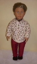 18 inch doll clothes that will fit most 18" dolls, homemade, shorts outfit