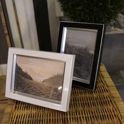 Wechselrahmen schwarz Fotorahmen Bilderrahmen Rahmen Fotos Home Interiors Deko