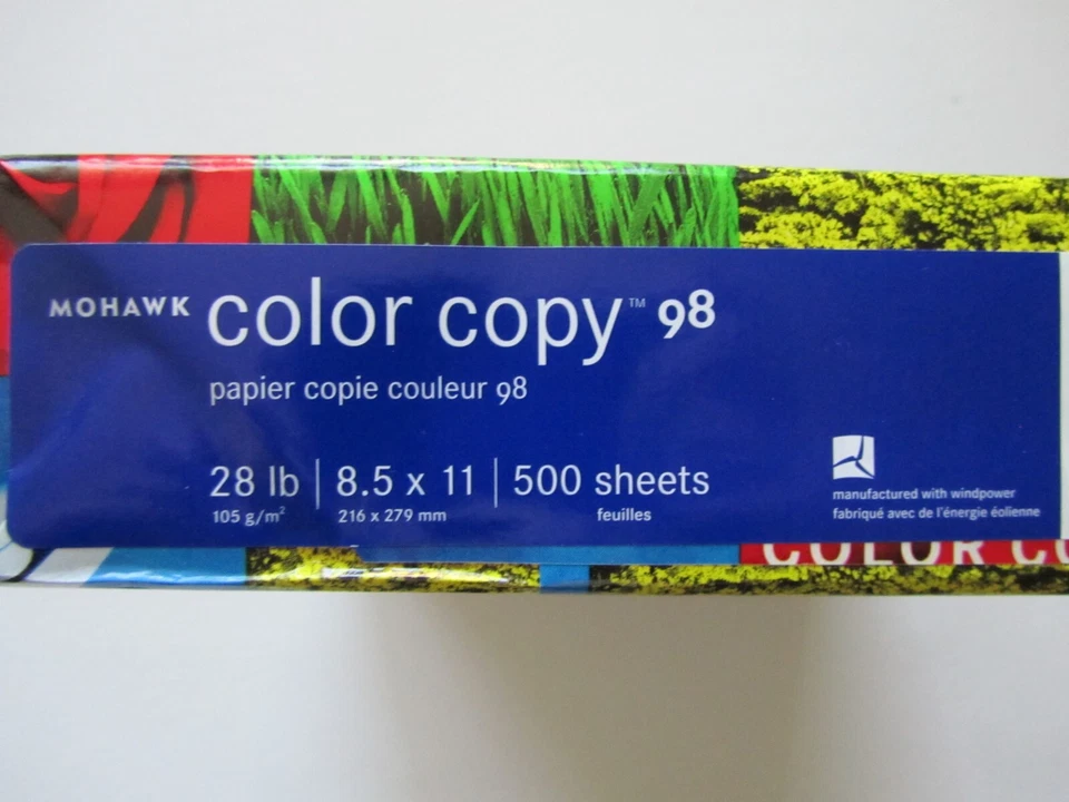 New Mohawk 12203 Color Copy 98 Bright 28 lbs 8.5 x11 White Paper - Image 4 of 4