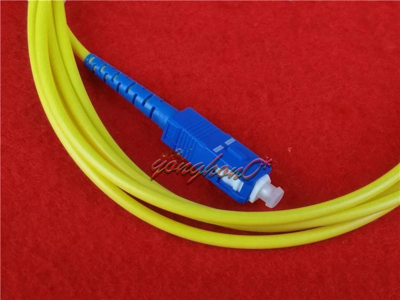 1PC 3M Fiber Optic Single-Mode Simplex Patch Cable Cord SC-FC SC To FC NEW - Image 4 of 4