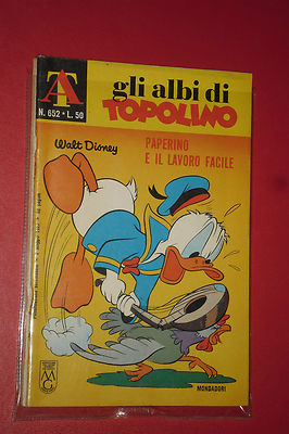 ALBI DELLA ROSA - POI albi di MICKEY MOUSE - N°652 - mondadori disney year 1967 - home