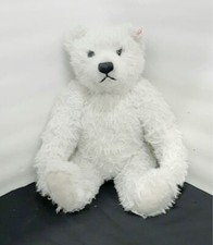 Plush Toy Steiff Teddy Bear Polar Bear White Tag Large Made in Germany
