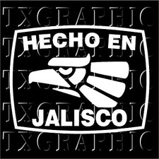 Hecho En JALISCO Estado de Mexico Aztec Aguila Decal  Sticker