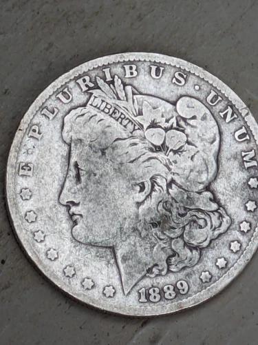 1889-O Morgan Silver $1 Dollar Coin Fine +. 90% Silver