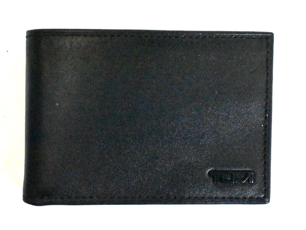 Tumi leather cheap wallet
