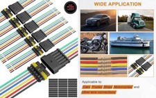 Conector de 6 pines a prueba de agua, conectores de 6 cables 16 AWG, conectores.