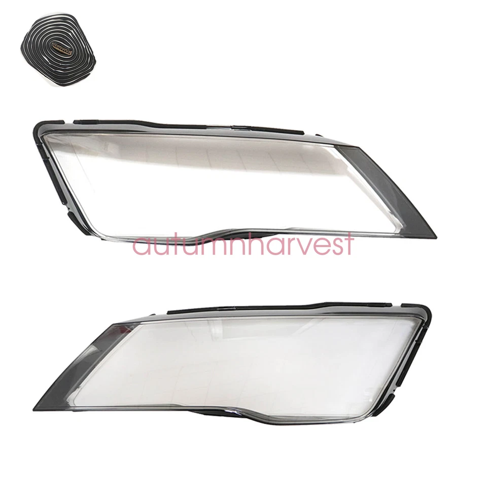 2x Para Audi A7 S7 RS7 12-15 Faro Delantero Transparente Lente Carcasa + Pegamento Sellado Foto 4 de 4