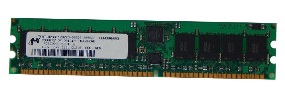 RAM MÉMOIRE VI4CR287224EBPN1 1 Go DDR ECC REG PC3200R-30330-Z EUR 76,03 - PicClick FR
