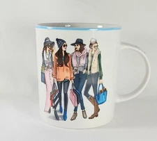 Rongrong Devoe Illustration  Mug " Shopping Is My Cardio" Fashion ~ pima design~