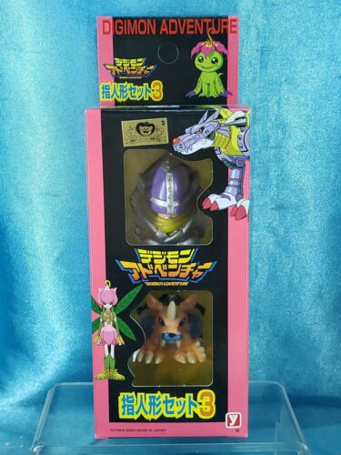 Yutaka Digimon Finger Puppets P3 Vinyl Figure Doll Angemon Zudomon Set - Picture 1 of 4