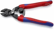 Knipex 7132200TBKA 8" High Leverage Cobolt Cutter with Notch & Spring, Tether