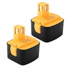 2Pcs For Panasonic 12V EY9001 EY9006 EY9101 EY9106 EY9107 EY9200B PA1204 Battery