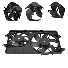 Radiator Cooling Fan Assembly For 2010-2013 Ford Transit Connect XL XLT Dual Fan