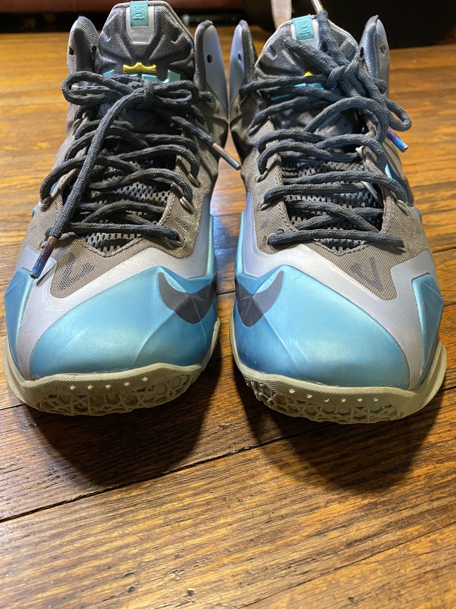 Nike Lebron XI 11 Armory Slate Gamma Blue 616175-401 Youth  display picture 2