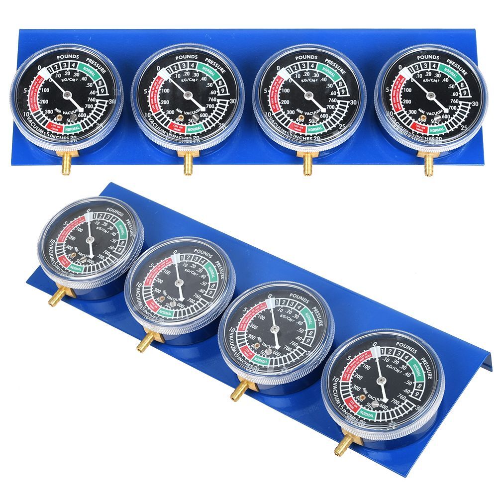 Motorcycle Carb Carburettor Vacuum Balancer Gauge 4 Cylinder Gauges