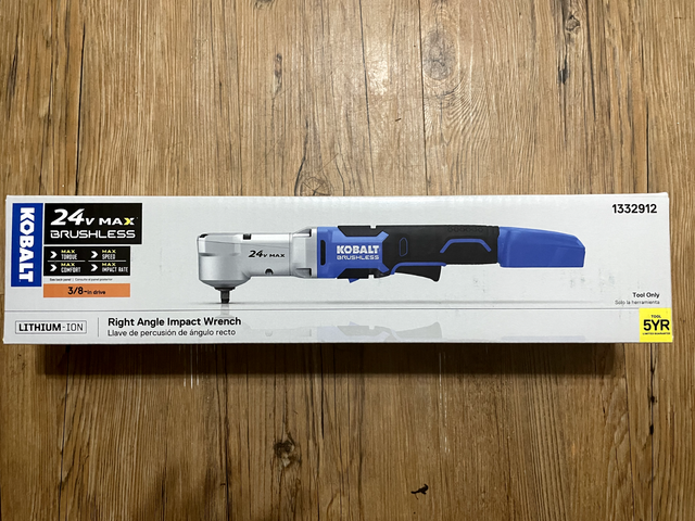 Kobalt KRAIW 124B-03 24V Impact Wrench 