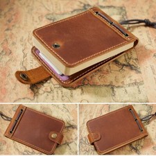 3 Vintage Leather Journal Notebook for Writing Handmade Portable Pocket Notebook