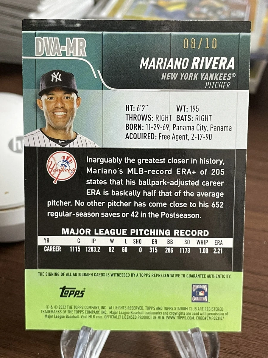 2022年春夏 Topps Stadium Club Mariano Rivera auto - crumiller.com