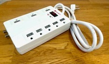 Utilitech Power Strip Surge Protector Plug Computer 8 Outlet Model UTPB4120