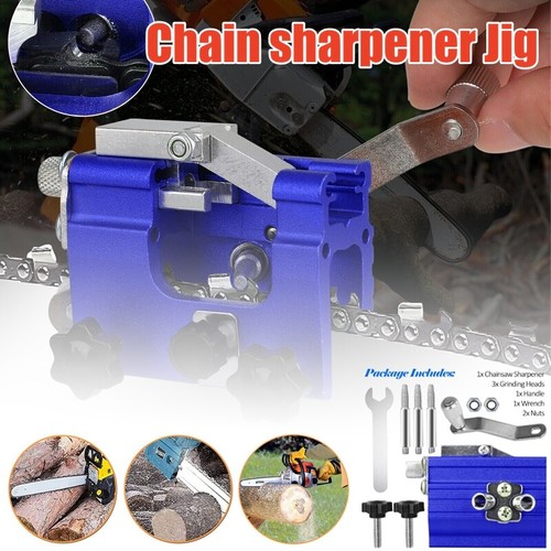 Portable 422" Chainsaw Sharpening Chainsaw Chain Jig Chain Saw Sharpener UK eBay