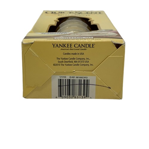 YANKEE CANDLE QuickScent Vanilla Cupcake Refill Candles NEW 5 Pack - Picture 4 of 4