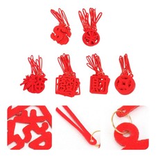 48pcs Autoanh&auml;nger H&auml;ngende Ornament Car Interior Chinesische Stildekoration
