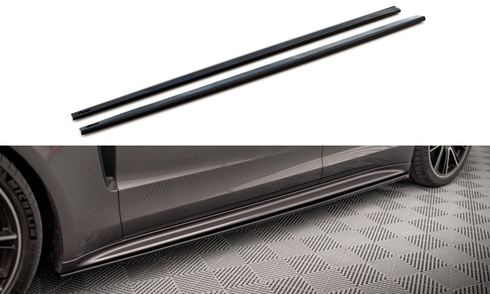 Extensions bas de caisse V.1 Porsche Panamera Turbo S E-Hybrid pour aérodynamisme