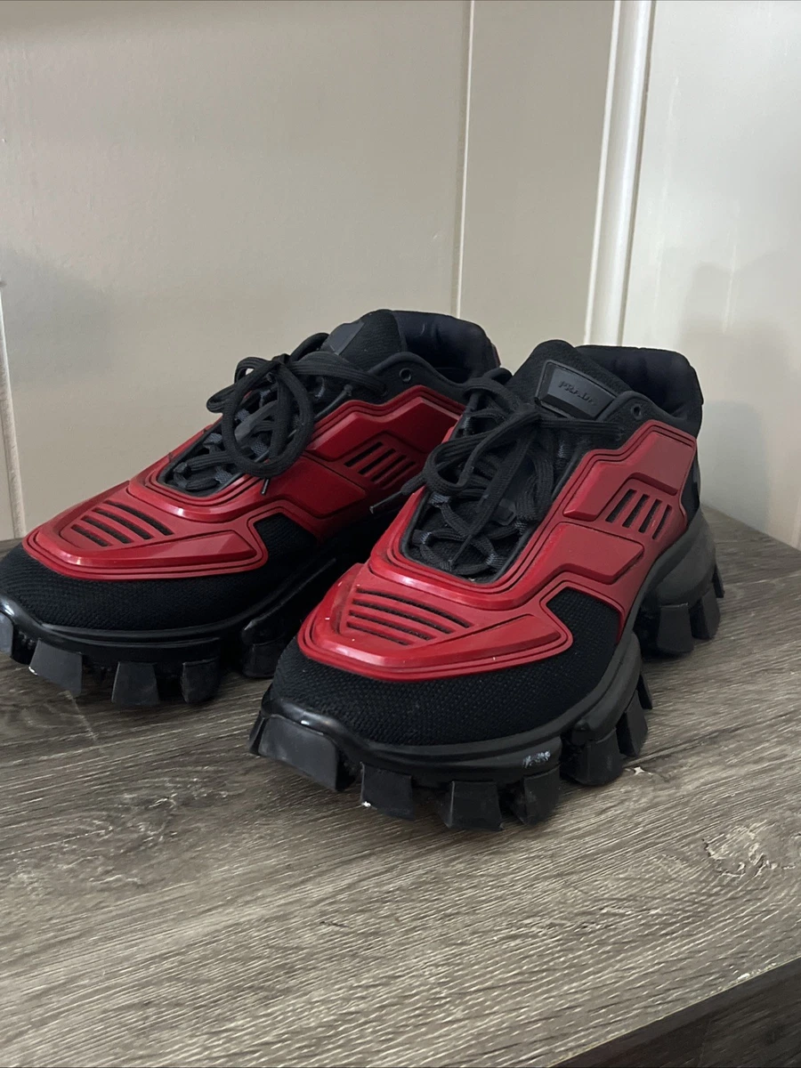 PRADA Leather Upper Red Casual Shoes for Men for sale | eBay