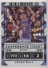 2020 Contenders Draft Picks Variation Conference Ticket 26/99 Lonzo Ball #46 u6m