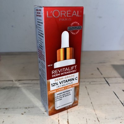 L'Oreal Paris Revitalift 12% Vitamin C + E + Salicylic Serum - 1 fl oz NEW