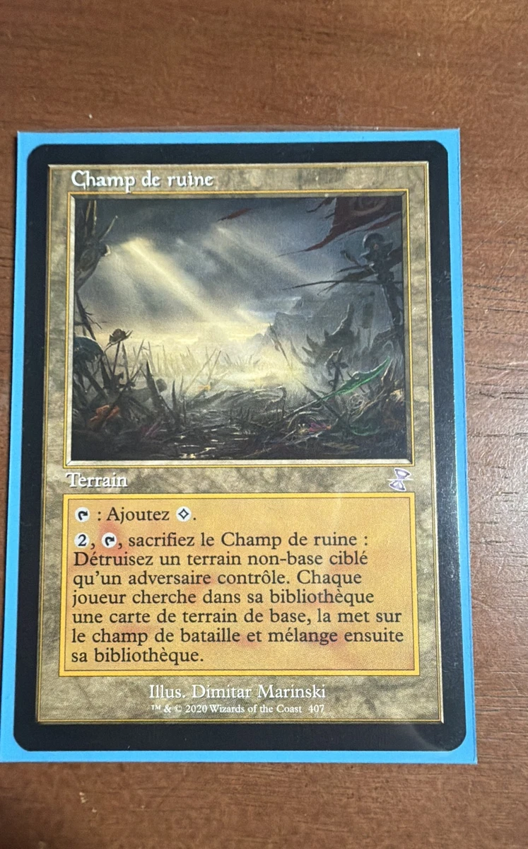Land Magic: The Gathering Individual Trading Card Games in French
