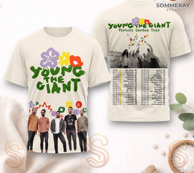 Young The Giant Victory Garden Tour 2026 AOP T-Shirt | eBay