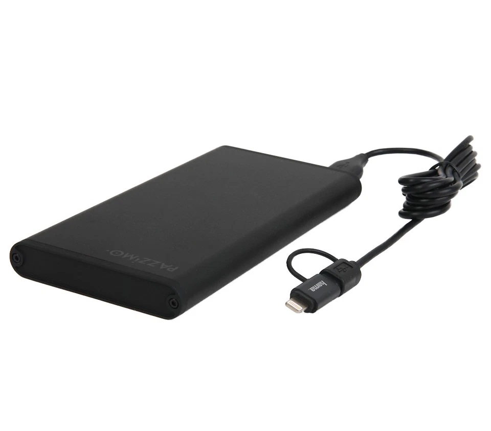 Pazzimo Powerbank Zusatz-Akku USB-PD + QC 3.0 für Apple iPhone 12 11 SE 8 iPad - Bild 2 von 4