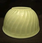Fire King Oven Ware Jadeite Swirl 8" Dia. Mixing Bowl Green #6 Made in U.S.A.