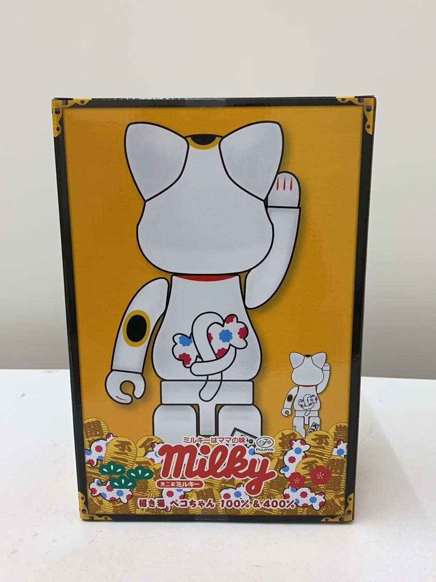不二家 - BE@RBRICK BE@RBRICK 招き猫 ペコちゃん 金運ダブル小判 金メッキ 100