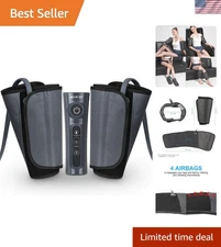 Leg Massager for Circulation and Pain Relief, Air Compression Calf Massager w...