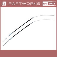 2x Handbremsseil für PORSCHE 911 F 912 '65-'68 Seilzug Handbremse 90142455115