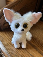 CUTE TY BEANIE BOO PHOENIX THE WHITE FOX PLUSH TOY WITH FREE SHIPPING