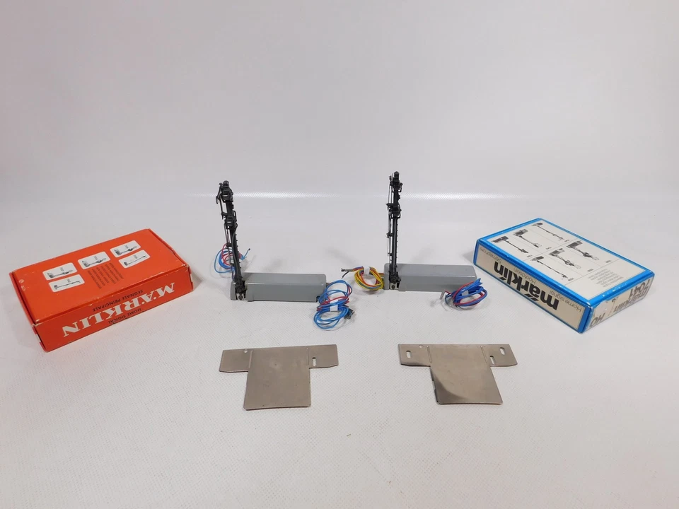 Märklin H0 AC 2x 7041 Hauptsignal Flügelsignal Signal OVP #EA480-1 - Bild 4 von 4
