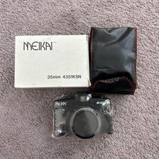 Vintage Meikai Black Camera 35mm with Case, Model AR-4351KSN, NEW