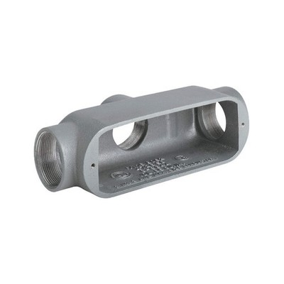 HUBBELL KILLARK OTB-3 Conduit Outlet Body,Aluminum,Trd Sz 1in 2NB79