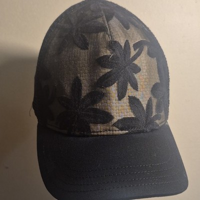 Pistil Floral Mesh Back Adjustable Trucker Hat Black Beige Casual Men Summer