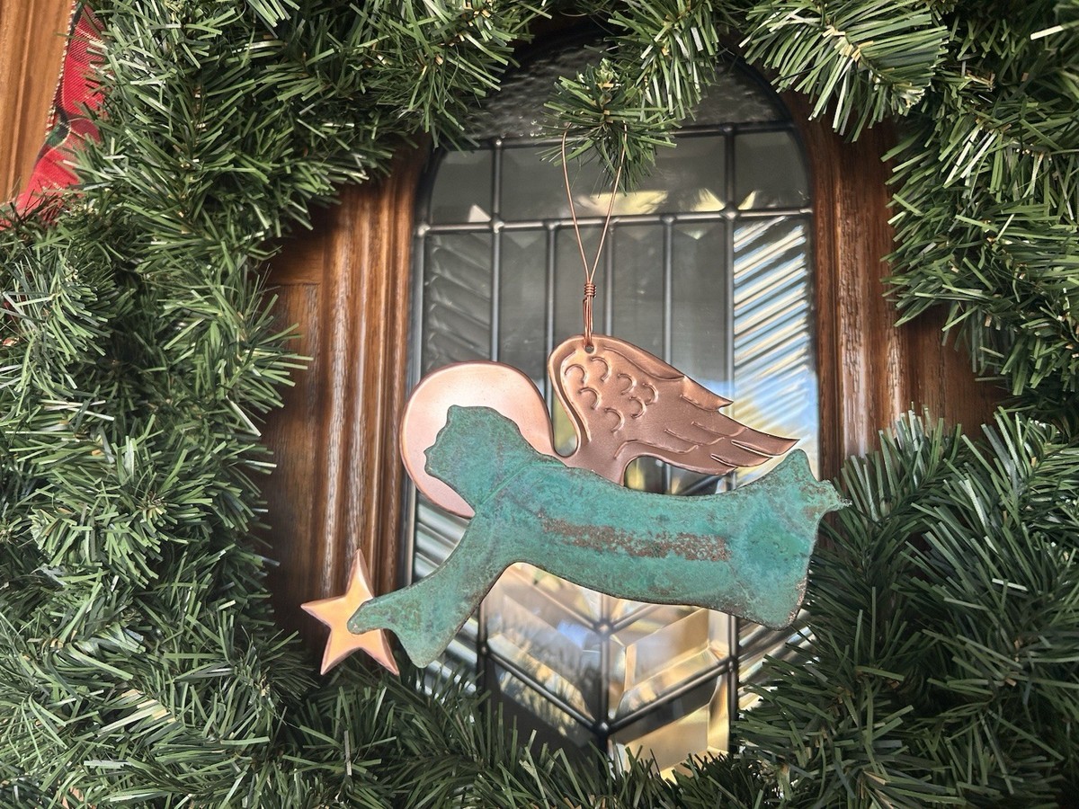 Arizona State Shape Copper Verdigris Christmas Ornament – Handcrafted AZ Southwest Decor