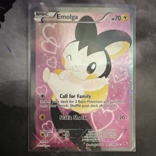 Pokémon Emolga Full Art Ultra Rare Holo RC23/RC25 Legendary Treasures