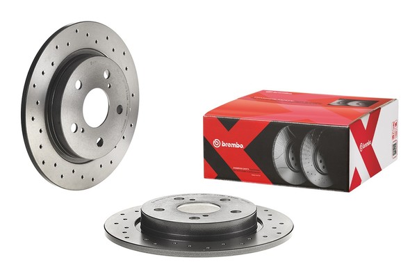 2X Brembo Bremsscheibe Xtra Line - Xtra 08.A912.1X FüR Toyota Auris Corolla Van-image