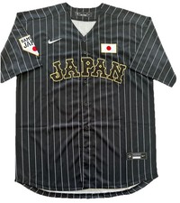Shohei Ohtani WBC Japan Medium M Black Samurai Jersey RARE New LA Dodgers