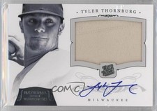 2012 Panini National Treasures 40/99 Tyler Thornburg #215 Auto 4y4
