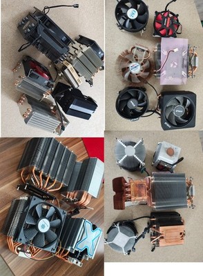 16x CPU Kühler Lüfter Paket   TEILDEFEKT / FÜR BASTLER | DEFECTIVE   