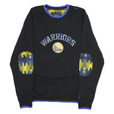 TWO HYPE Herren Warriors Sweatshirt Rundhals Schwarz/Gelb L Baumwollblend