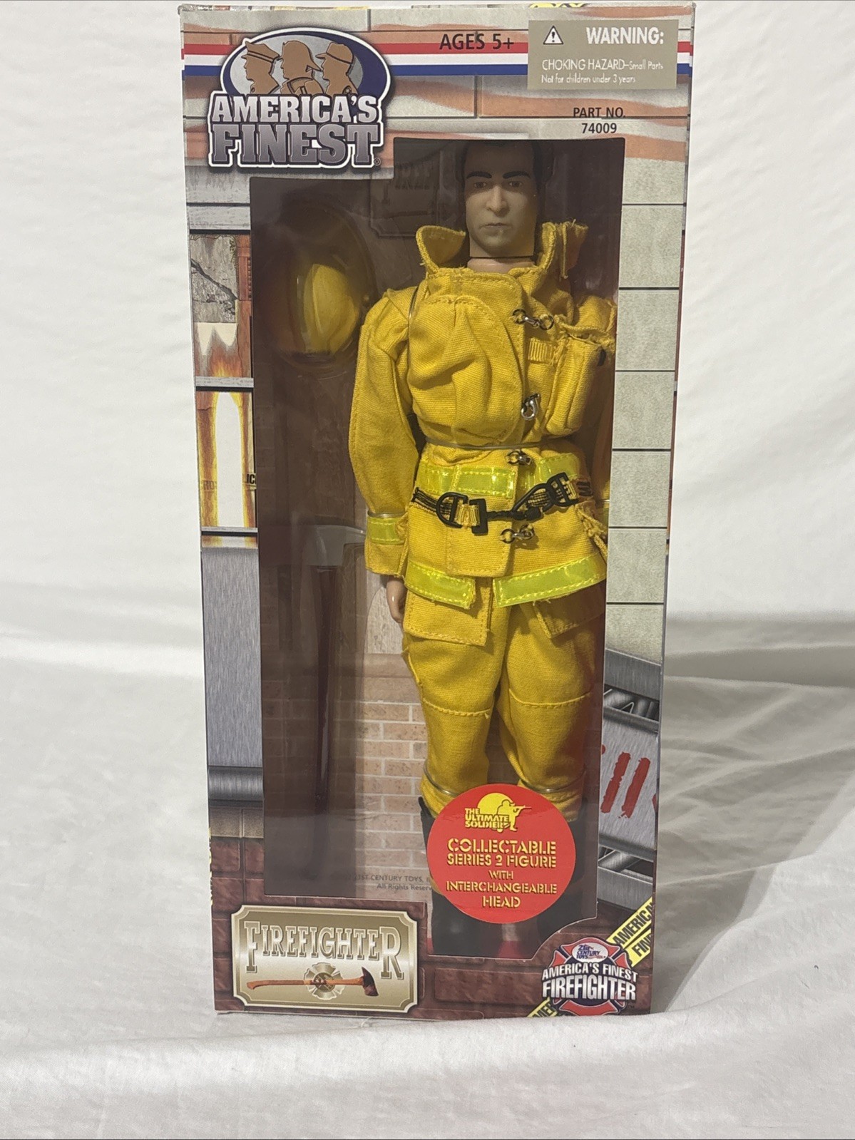 21st Century Toys Americas Finest Firefighter NIB 12" Figure Collectible 2002